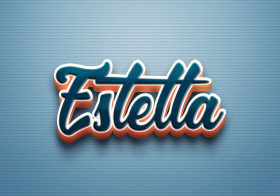 Cursive Name DP: Estella
