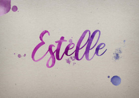 Estelle Watercolor Name DP