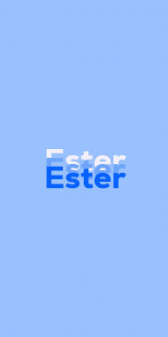 Name DP: Ester
