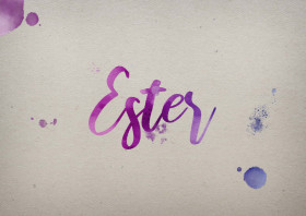 Ester Watercolor Name DP