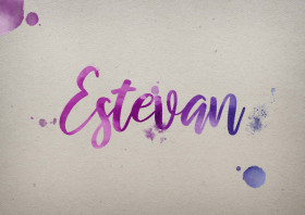 Estevan Watercolor Name DP