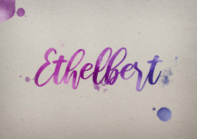 Ethelbert Watercolor Name DP