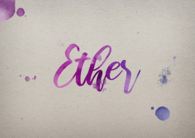 Ether Watercolor Name DP