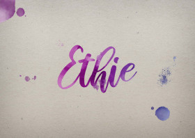 Ethie Watercolor Name DP
