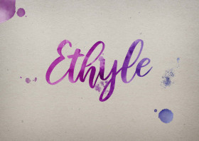 Ethyle Watercolor Name DP