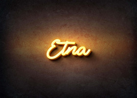 Glow Name Profile Picture for Etna