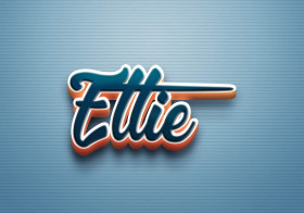 Cursive Name DP: Ettie