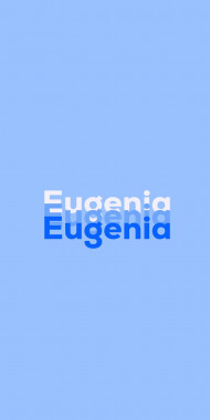 Name DP: Eugenia