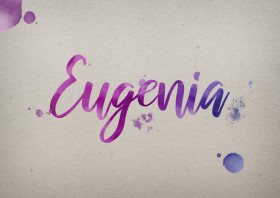 Eugenia Watercolor Name DP
