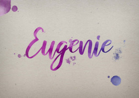 Eugenie Watercolor Name DP