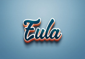 Cursive Name DP: Eula
