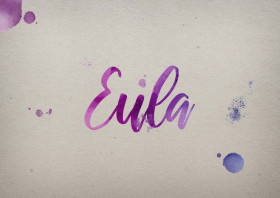Eula Watercolor Name DP