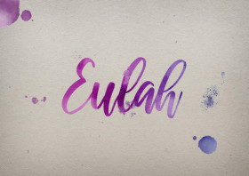 Eulah Watercolor Name DP