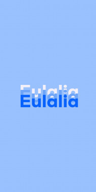 Name DP: Eulalia