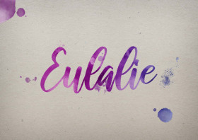 Eulalie Watercolor Name DP