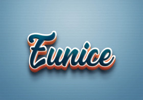Cursive Name DP: Eunice