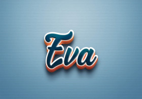 Cursive Name DP: Eva