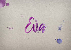 Eva Watercolor Name DP
