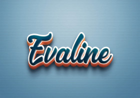 Cursive Name DP: Evaline