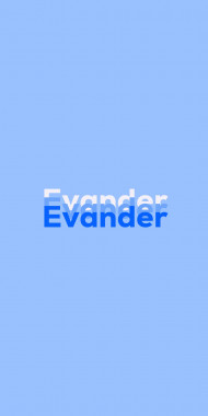 Name DP: Evander