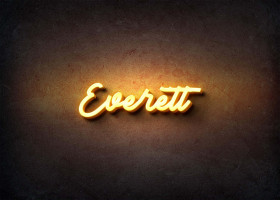Glow Name Profile Picture for Everett