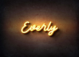 Glow Name Profile Picture for Everly