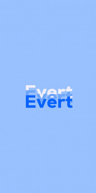 Name DP: Evert