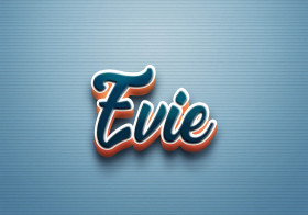 Cursive Name DP: Evie