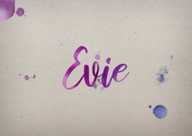 Evie Watercolor Name DP