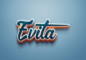 Cursive Name DP: Evita