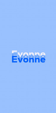 Name DP: Evonne