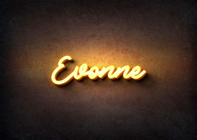Glow Name Profile Picture for Evonne