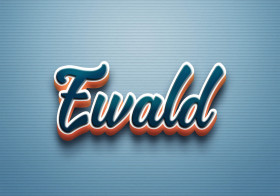 Cursive Name DP: Ewald