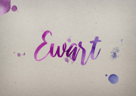 Ewart Watercolor Name DP