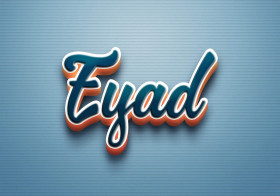 Cursive Name DP: Eyad
