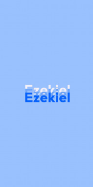 Name DP: Ezekiel