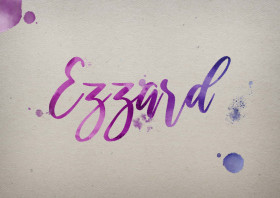 Ezzard Watercolor Name DP