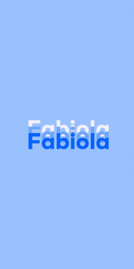 Name DP: Fabiola