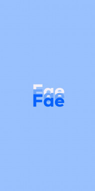 Name DP: Fae