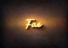 Glow Name Profile Picture for Fae