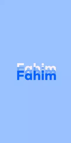 Name DP: Fahim