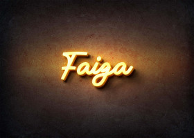 Glow Name Profile Picture for Faiga