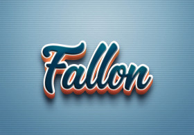 Cursive Name DP: Fallon
