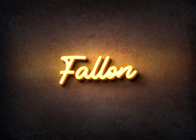 Glow Name Profile Picture for Fallon