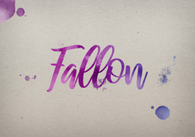 Fallon Watercolor Name DP