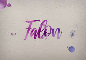Falon Watercolor Name DP
