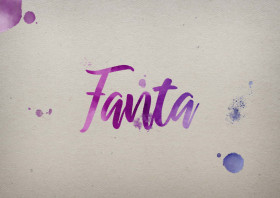 Fanta Watercolor Name DP