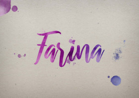 Farina Watercolor Name DP