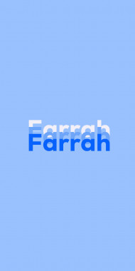 Name DP: Farrah