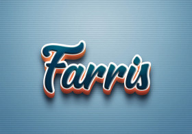 Cursive Name DP: Farris